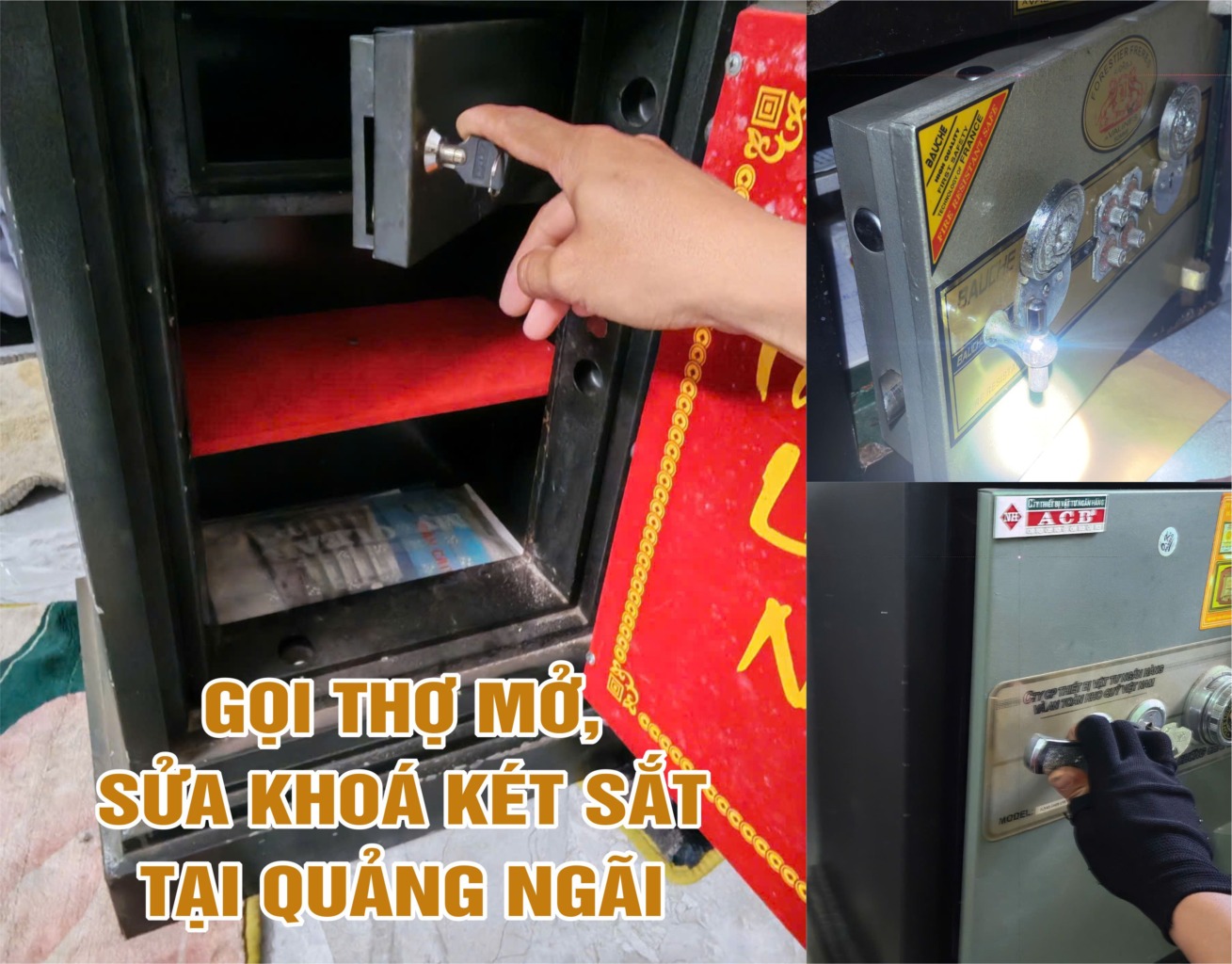 Sửa khoá két sắt Quảng Ngãi